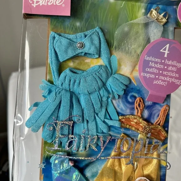 RARE HTF BARBIE FAIRYTOPIA 2004 FASHION PACK DOLL TOPS - Picture 4 of 6